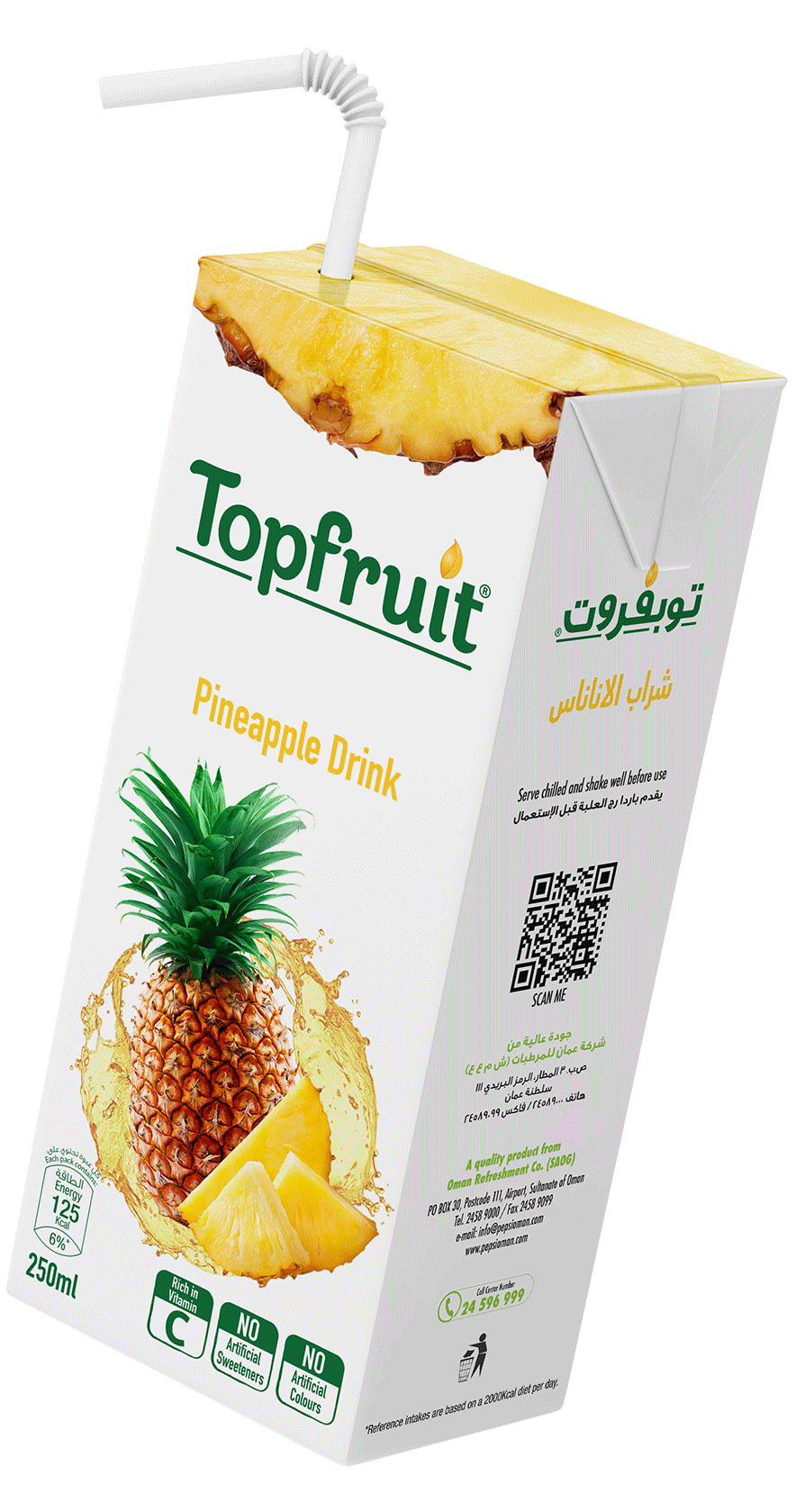 TopFruit Pineapple 250 ml